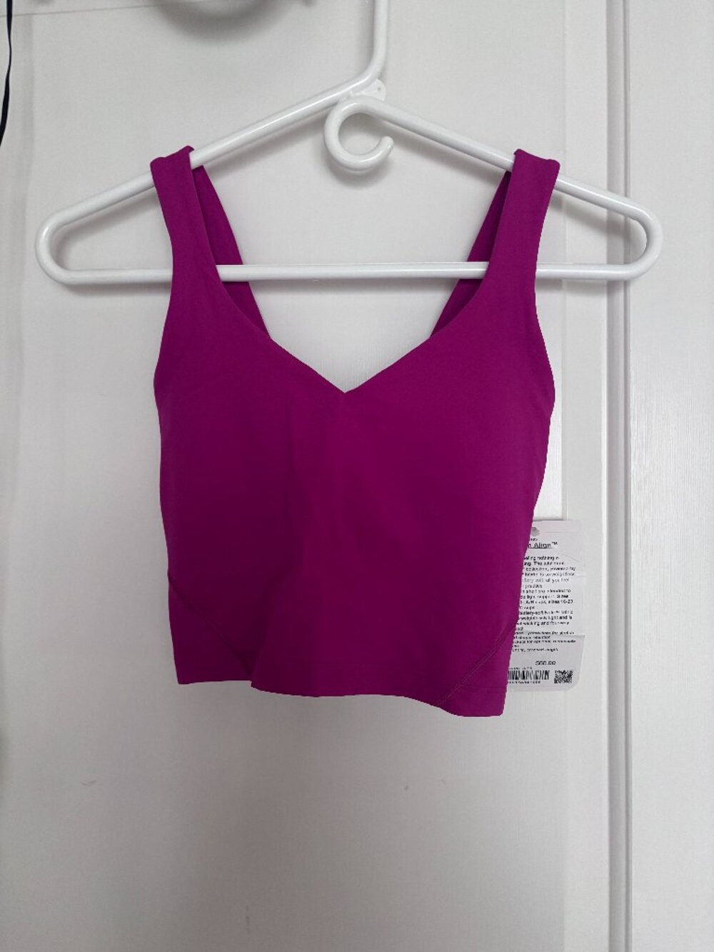 NWT Lululemon Women's Size 0 Pink Align Tank Top